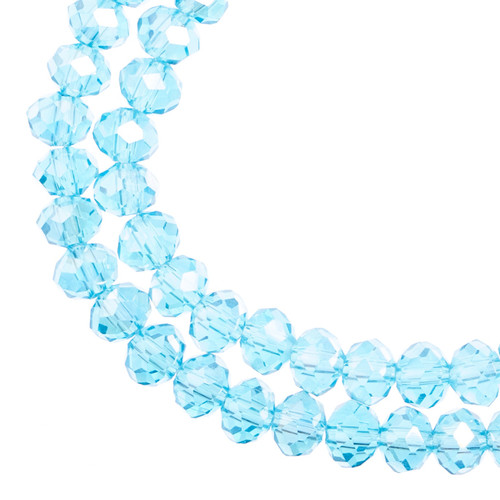 3 Pack - Crystal Lane DIY Rondelle 2 Strand 7" 4x6mm-Blue - 5A003QJ5-1HLYC