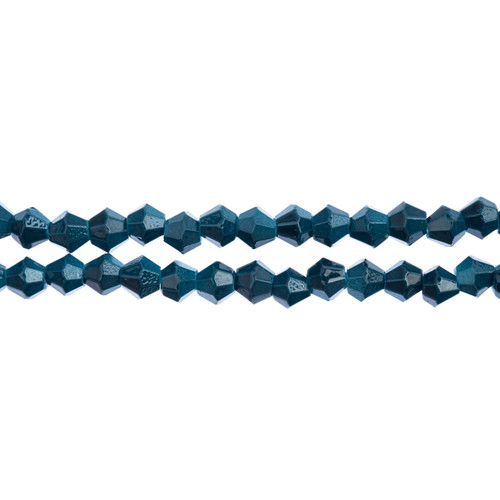 3 Pack - John Bead Crystal Lane DIY Bicone 2 Strand 7" 6mm-Opaque Dark Blue - 5A003QNF-1HLY9