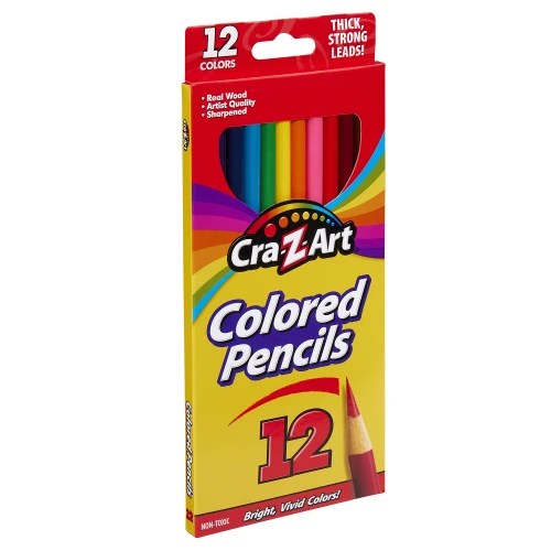 12 Pack - Cra-Z-Art Colored Pencils 12/Pkg-Assorted Unique Colors - 5A003MKG-1HJ1S - 884920104044