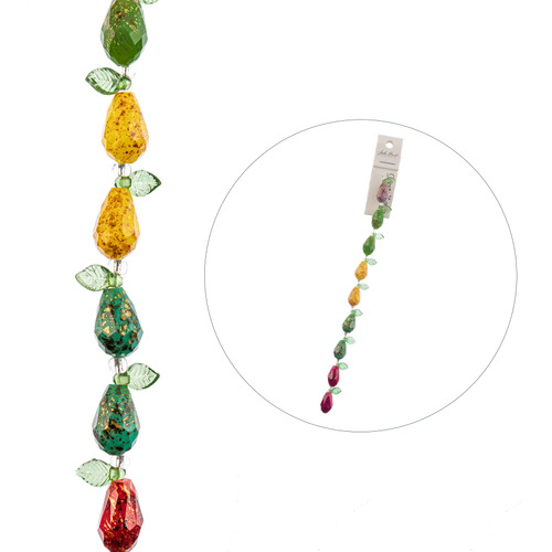 3 Pack - John Bead Crystal Lane DIY Flower Bead Strand 7" -Teardrop Mix - 5A003QHY-1HLKW