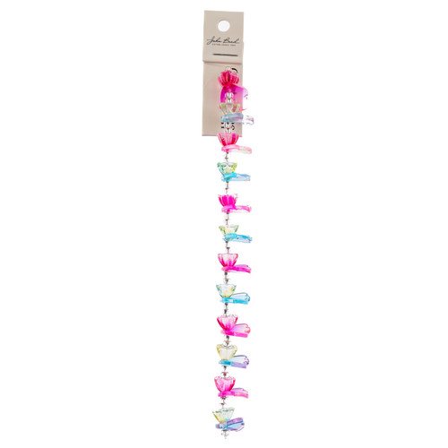 3 Pack - Crystal Lane DIY Flower Bead Strand Mix 7"-Leaf & Lotus Mix - 5A003QQV-1HLKQ - 665772312227