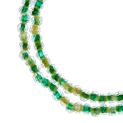 3 Pack - Crystal Lane DIY Rondelle 2 Strand 7" 4mm-Yellow/Green - 5A003QFN-1HLZ7