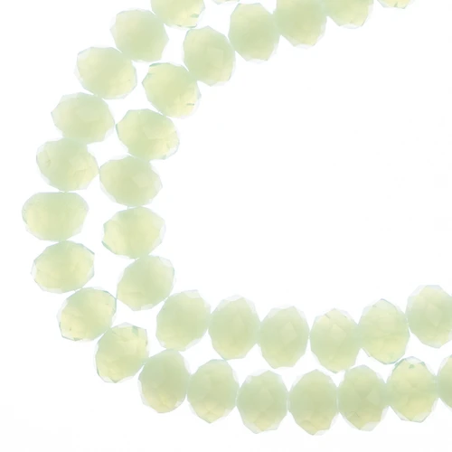 3 Pack - Crystal Lane DIY Rondelle 2 Strand 7" 6x8mm-Light Green - 5A003QG3-1HM0B