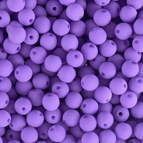 3 Pack - John Bead Czech Glass Alabaster Beads Strand 6mm 30/Pkg-Velvet Soft Blue - 5A003QLY-1HM0R