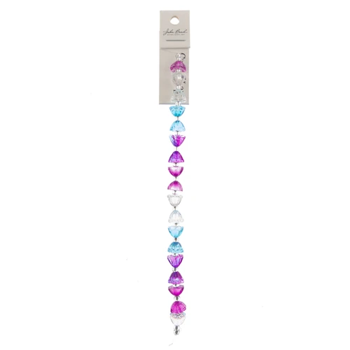 3 Pack - John Bead Crystal Lane DIY Flower Bead Strand 7" 18/Pkg-Lotus Mix - 5A003QKV-1HM0P - 665772312548