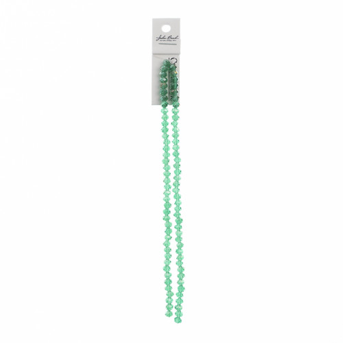 3 Pack - Crystal Lane DIY Rondelle 2 Strand 7" 4x6mm-Dark Green - 5A003QJ5-1HLVF - 665772190788