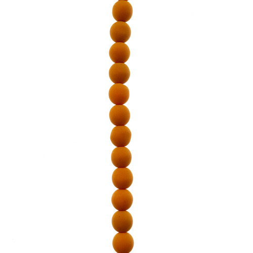 3 Pack - John Bead Czech Glass Alabaster Beads Strand 6mm 30/Pkg-Velvet Mustard Yellow - 5A003QLY-1HM0K