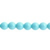 3 Pack - John Bead Czech Druk Bead Strand 6mm-Opaque Green Turquoise - 5A003QPN-1HLRF