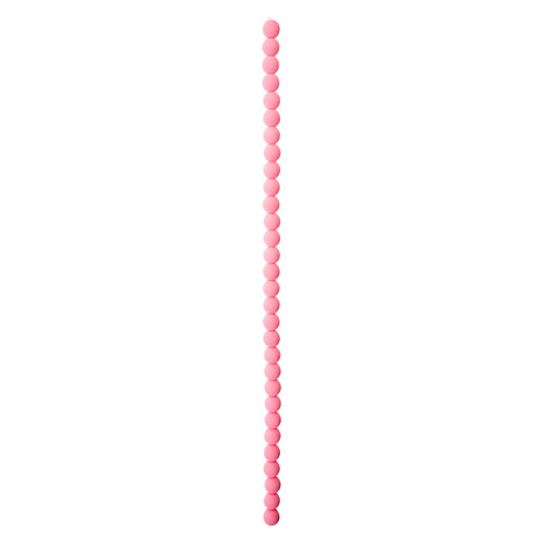 3 Pack - John Bead Czech Glass Alabaster Beads Strand 6mm 30/Pkg-Velvet Soft Pink - 5A003QGN-1HLVD - 665772333154