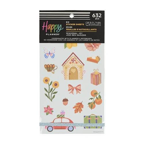 3 Pack - Happy Planner 30 Sheet Sticker Value Pack-Seasonal Joy - 5A003LRC-1HH10 - 673807824713