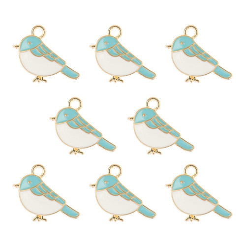 3 Pack - John Bead Sweet & Petite Charms 8/Pkg-Birdie - 5A003LZX-1HH35