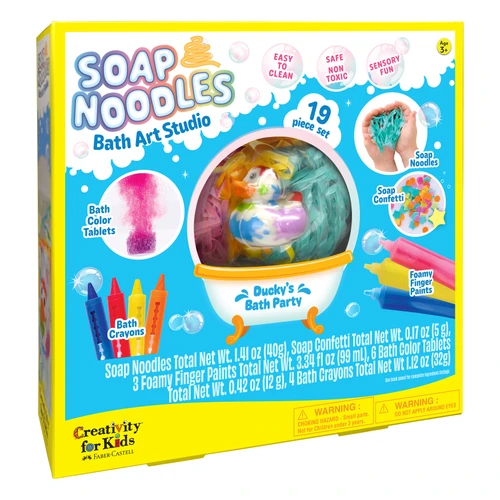 6 Pack - Creativity For Kids Bath Art-Soap Noodles - 5A003J8R-1HDH7