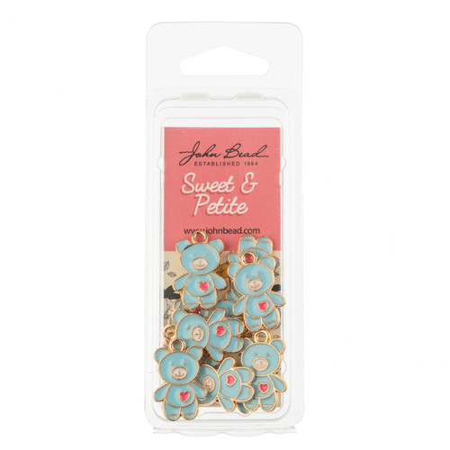 3 Pack - John Bead Sweet & Petite Charms 10/Pkg-Teddy Bear - 5A003LZH-1HH4W - 665772322752