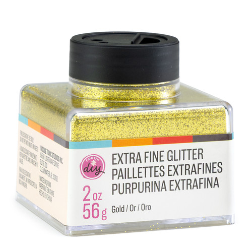 4 Pack - CousinDIY Glitter Stacker 2oz-Gold - 5A002XQ8-5122