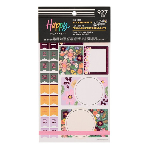 3 Pack - Happy Planner Sticker Value Pack 30/Sheets-Golden Garden - 5A003GXL-1HBYS - 673807641747