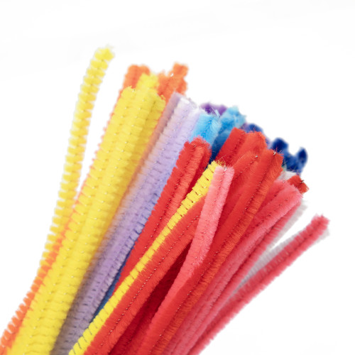 6 Pack - CousinDIY Jumbo Chenille Stems Craft Pack 300/PKG-Bright - 5A002LT2-1GNH2