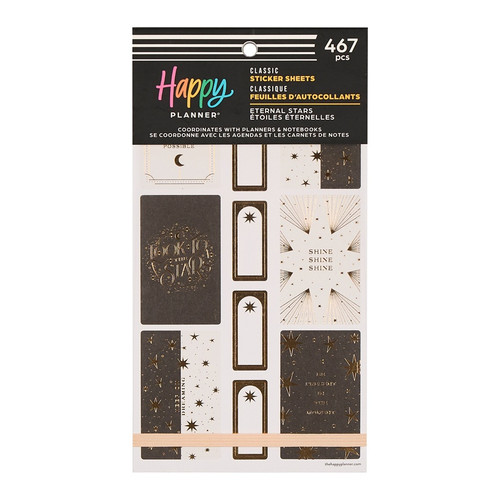3 Pack - Happy Planner Sticker Value Pack 30/Sheets-Eternal Stars - 5A003GWY-1HBZR - 673807641846