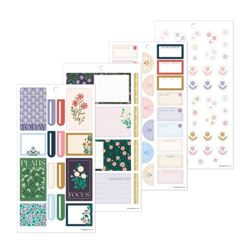 3 Pack - Happy Planner Sticker Value Pack 30/Sheets-Spring Tapestry - 5A003GXX-1HC05