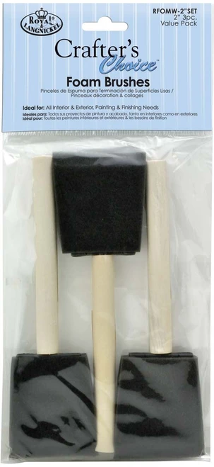 24 Pack - Crafter's Choice Foam Brushes 3/Pkg-2" Width - 5A003J5J-1HDD4 - 090672215079