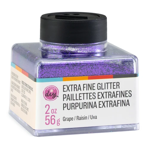 4 Pack - CousinDIY Glitter Stacker 2oz-Grape - 5A002XQ8-5203