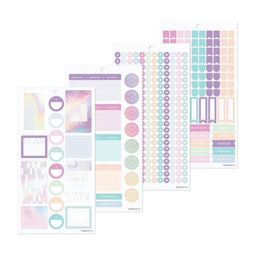 3 Pack - Happy Planner Sticker Value Pack 30/Sheets-Prism & Pearl - 5A003GWG-1HBZN