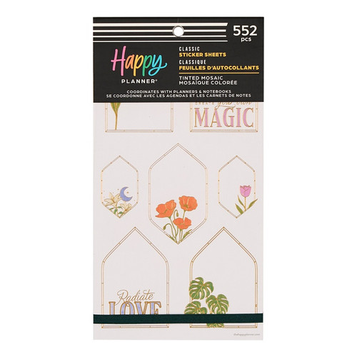 3 Pack - Happy Planner Sticker Value Pack 30/Sheets-Tinted Mosaic - 5A003GXJ-1HC0L - 673807641754