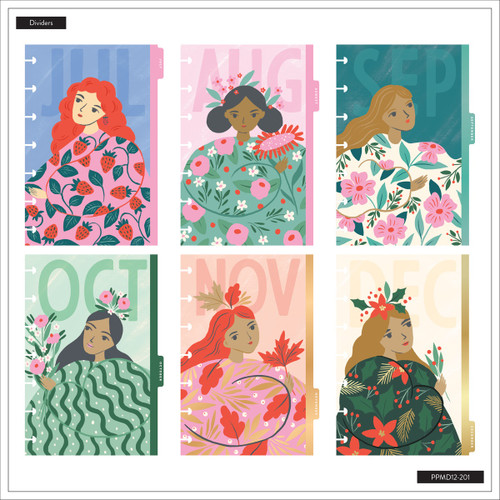 3 Pack - Happy Planner 12-Month Mini Disc Bound Planner-Floral Embrace - 5A003GWX-1HBYT