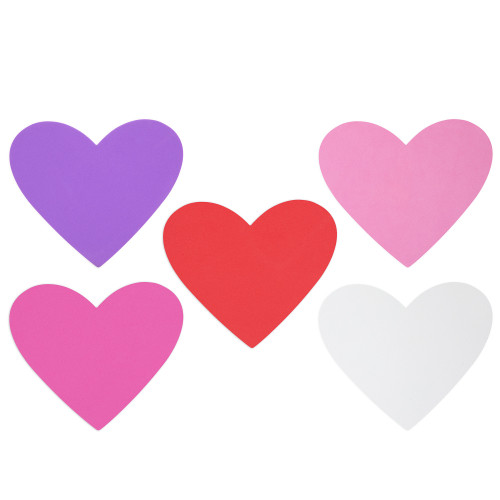 6 Pack - CousinDIY Foam Cutouts 6.5" 35/Pkg-Heart - 5A002LT8-1GNH6