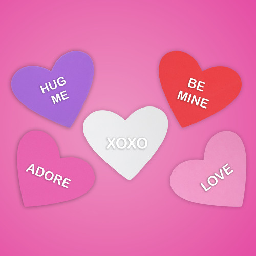6 Pack - CousinDIY Foam Cutouts 6.5" 35/Pkg-Heart - 5A002LT8-1GNH6