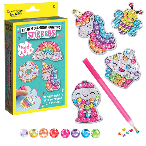 6 Pack - Creativity for Kids Big Gem Diamond Painting-Stickers - 5A0029YS-1GDF2