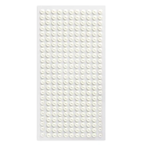 6 Pack - Jolee's Pearl Sticker Sheet 6MM-Ivory - 5A002ML6-1GP09