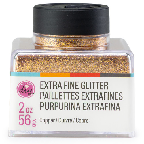 4 Pack - CousinDIY Glitter Stacker 2oz-Copper - 5A002XQ8-5133 - 191648186161