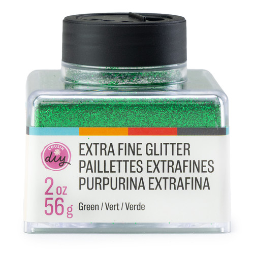 4 Pack - CousinDIY Glitter Stacker 2oz-Green - 5A002XQ8-5126 - 191648186277