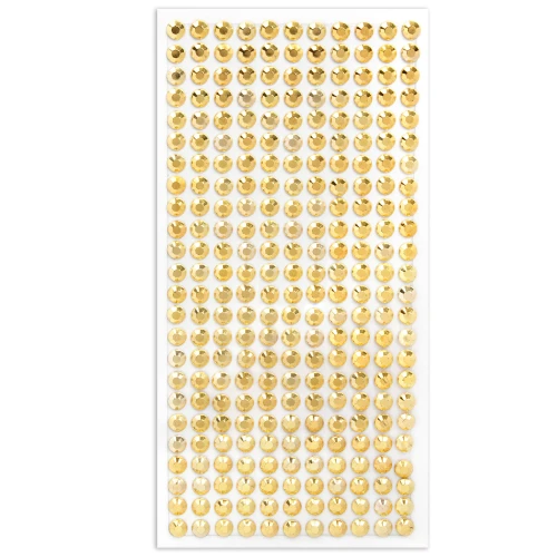 6 Pack - Jolee's Rhinestone Sticker Sheet 6MM-Gold - 5A002MKJ-1GP0C