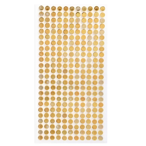 6 Pack - Jolee's Rhinestone Sticker Sheet 6MM-Gold - 5A002MKJ-1GP0C