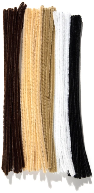 6 Pack - CousinDIY Chenille Stems 6mmx12" 100/Pkg-Animal - A50026LZ-00491