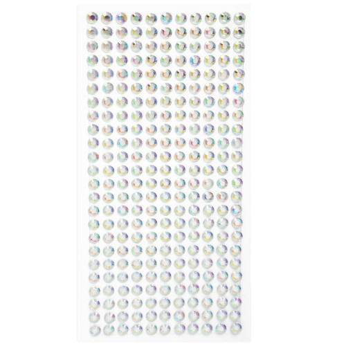 6 Pack - Jolee's Rhinestone Sticker Sheet 6MM-Iridescent - 5A002MKZ-1GP1C