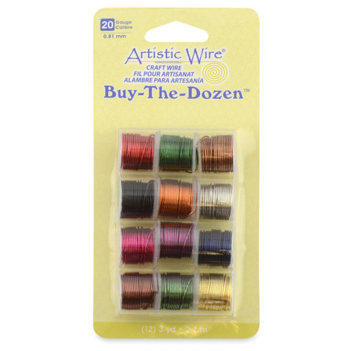 3 Pack - Artistic Wire Buy-The-Dozen 3yd 12/Pkg-20 Gauge - BTD20 - 035926106499