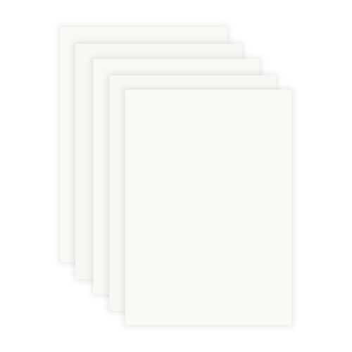 5 Pack - Craft Perfect Smooth Cardstock 8.5"X11" 5/Pkg-White - 9932E