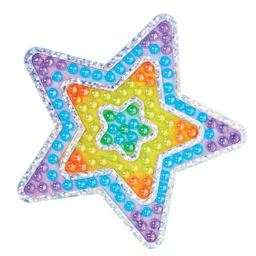 6 Pack - Creativity for Kids Bubble Gems(TM) Super Sticker Kit-Star - 5A0029YW-1GDDQ