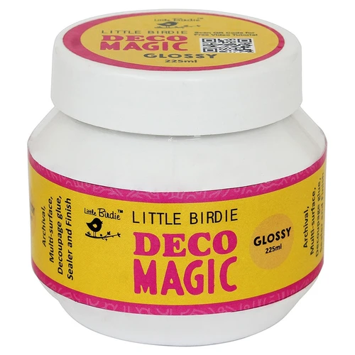 6 Pack - Little Birdie Deco Magic Glue 225ml-Glossy - CR67655 - 8903236494990