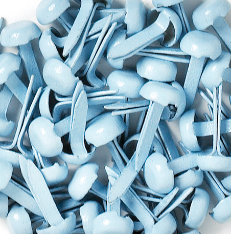 12 Pack - Doodlebug Mini Brads .125" 25/Pkg-Bubble Blue - BRADS-083 - 811470000830