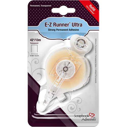6 Pack - Scrapbook Adhesives E-Z Runner Ultra Adhesive Refill-Permanent, .3"X42' - 1235-6 - 093616012352