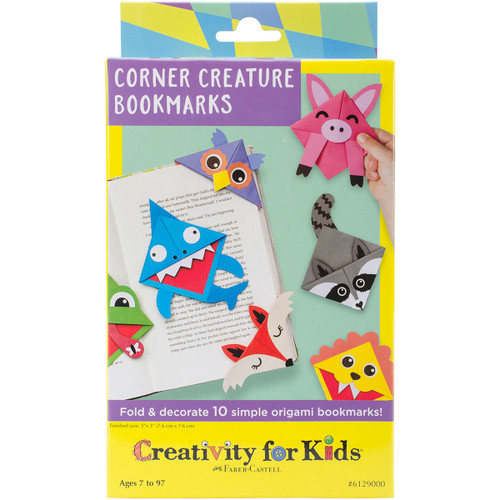 3 Pack - Creativity For Kids Corner Creature Bookmarks Mini Kit-Makes 10 - 6129000 - 092633307540
