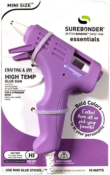 4 Pack - Surebonder High-Temp Mini Glue Gun-Lavender - GM160C-LAV - 018239363605