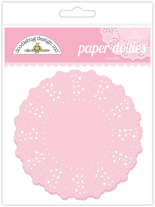 6 Pack - Doodlebug Doilies 4.5" 75/Pkg-Cupcake - DD-4451 - 842715044517