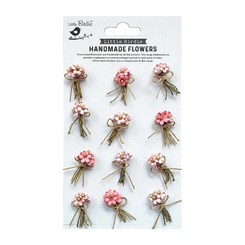 6 Pack - Little Birdie Paper Bouquet 12/Pkg-Celebrate Life - BOUQT12-82761 - 8903236650242