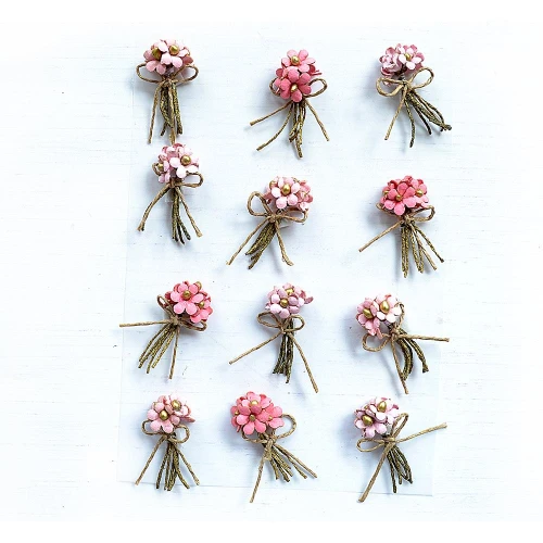 6 Pack - Little Birdie Paper Bouquet 12/Pkg-Celebrate Life - BOUQT12-82761