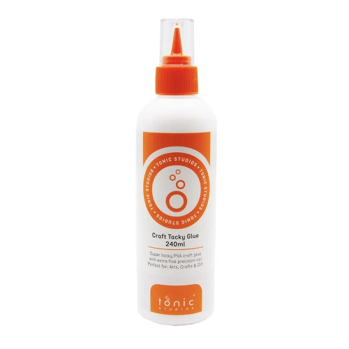 6 Pack - Tonic Studios Craft Tacky Glue (PVA)-240ml - 4487E - 5056190944872