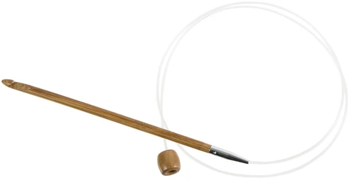 6 Pack - ChiaoGoo Flexible Tunisian Hook 32"-Size H8/5mm - 5132-H